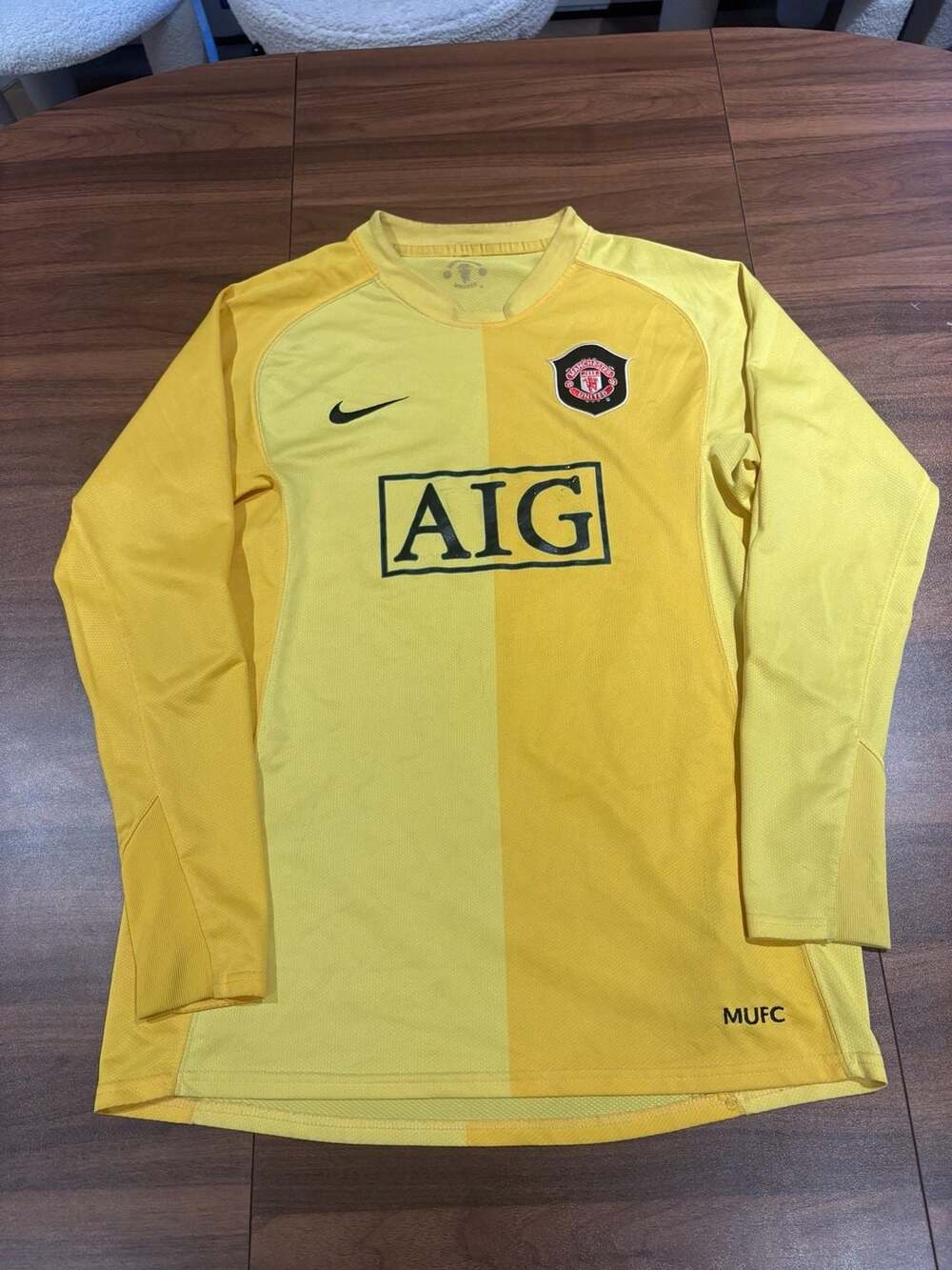 Nike Manchester United 2006-2007 Goalkeeper Long Sleeve Football Jersey Shirt